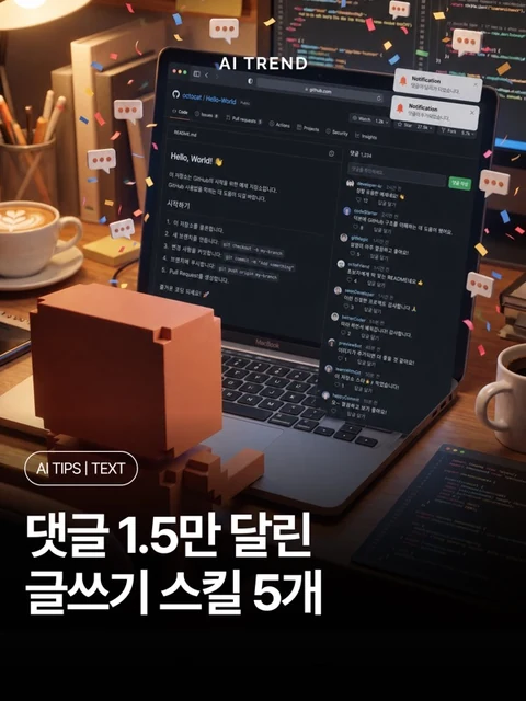 댓글 1.5만 달린 글쓰기 스킬 5개