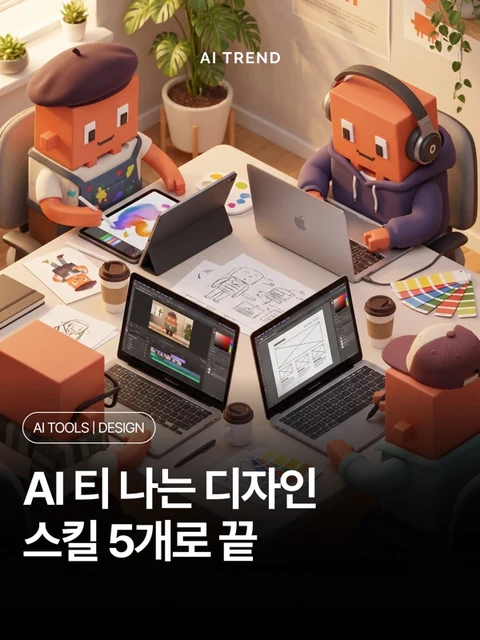 AI 티 나는 디자인 스킬 5개로 끝