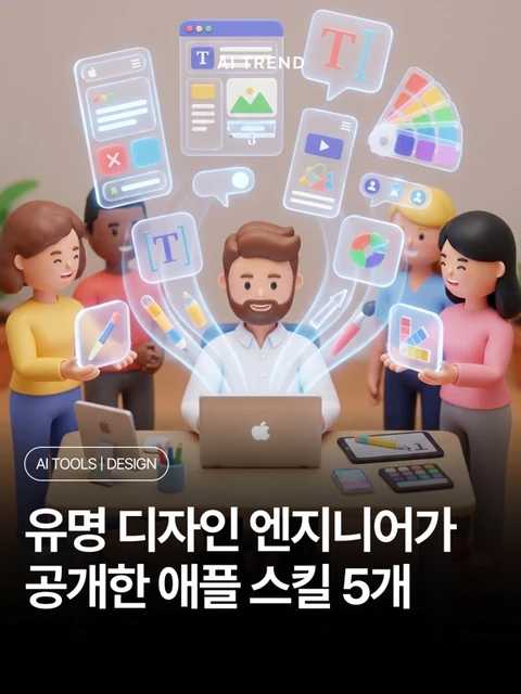 유명 디자인 엔지니어가 공개한 애플 스킬 5개