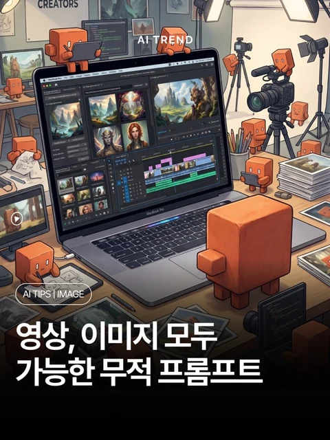 영상, 이미지 모두 가능한 무적 프롬프트