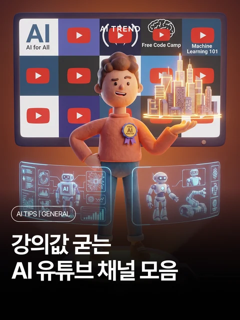 강의값 굳는 AI 유튜브 채널 모음