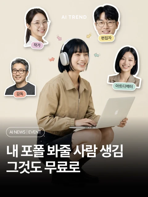 내 포폴 봐줄 사람 생김 그것도 무료로