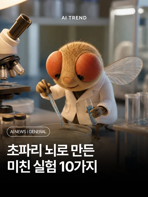 초파리 뇌로 만든 미친 실험 10가지