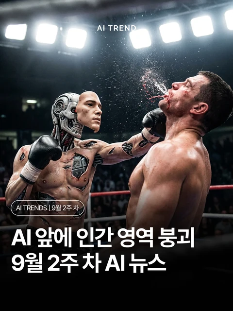 AI 앞에 인간 영역 붕괴 9월 2주 차 AI 뉴스