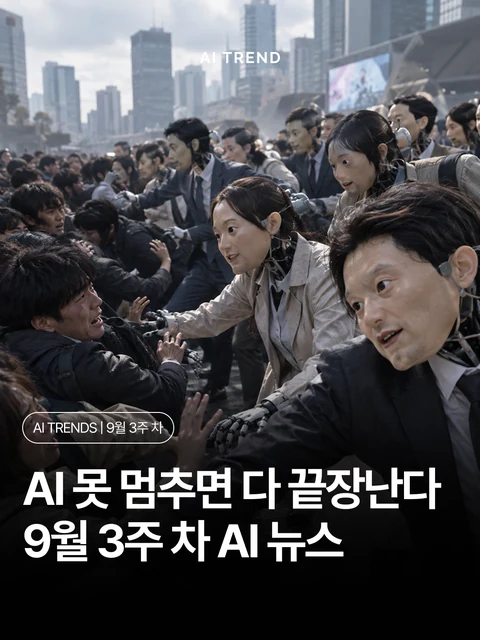 AI 못 멈추면 다 끝장난다 9월 3주 차 AI 뉴스