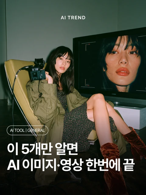 이 5개만 알면 AI 이미지·영상 한번에 끝