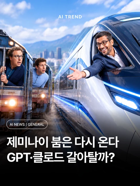 제미나이 붐은 다시 온다 GPT·클로드 갈아탈까?