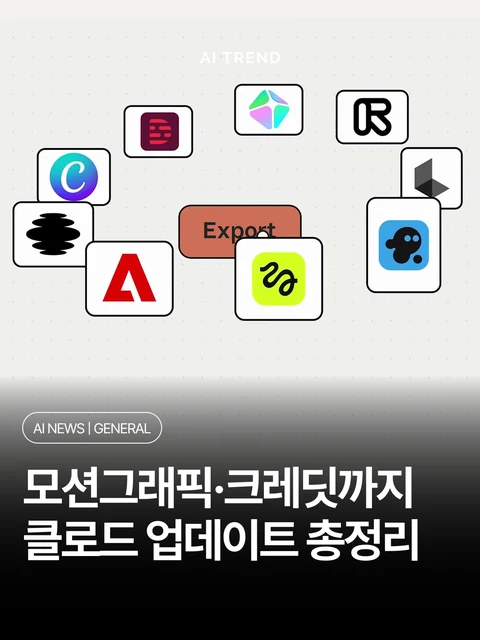 모션그래픽·크레딧까지 클로드 업데이트 총정리
