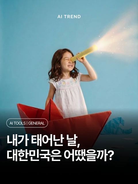 내가 태어난 날, 대한민국은 어땠을까?