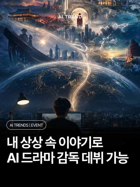 내 상상 속 이야기로 AI 드라마 감독 데뷔 가능