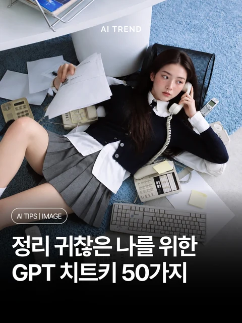 정리 귀찮은 나를 위한 GPT 치트키 50가지